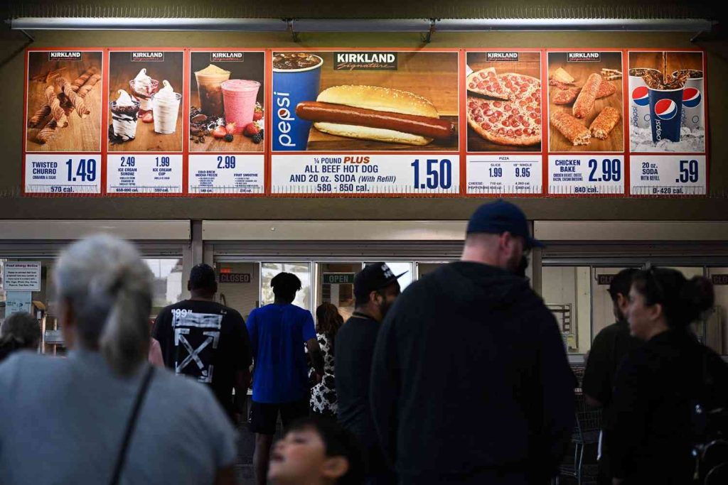 Costco food court items
